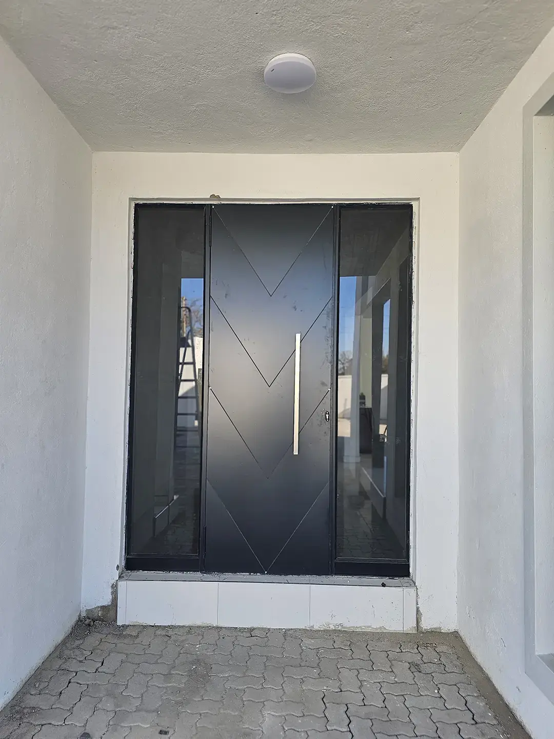 Aluminium doors